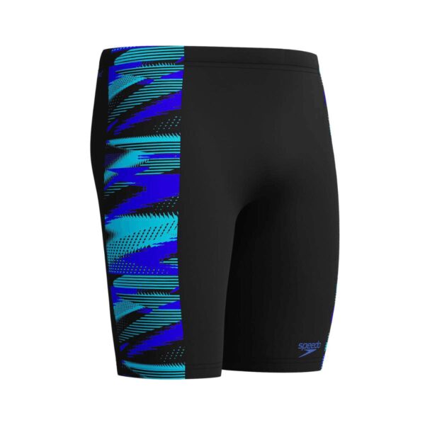 Jammer Speedo Endurace+ HyperBoom Panel hombre negro/rayas azules - Imagen 2