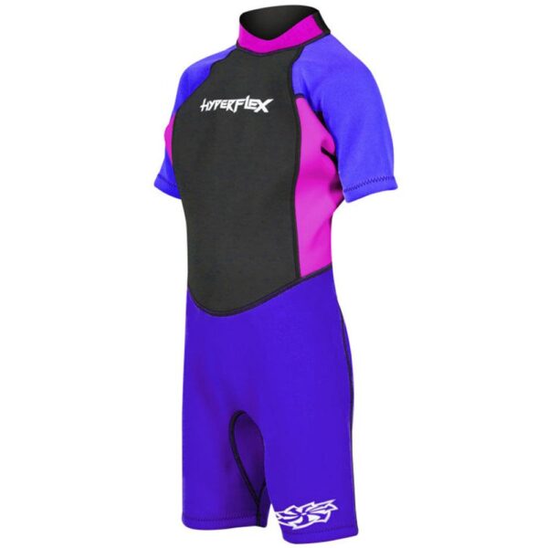 Wetsuit Hyperflex 2mm Springsuit niña 4-8yr negro/morado - Imagen 2
