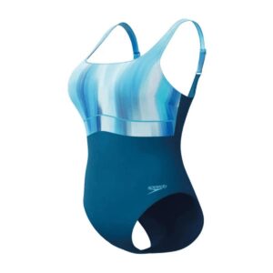 Calzoneta Speedo Shaping ContourEclipse mujer verde jade busto estampado