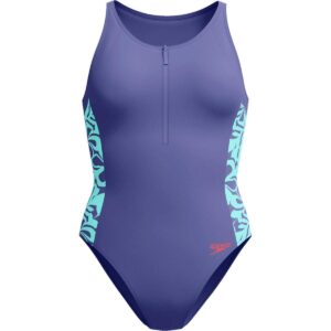 Calzoneta Speedo Panel Hydrasuit mujer azul/aqua tropical