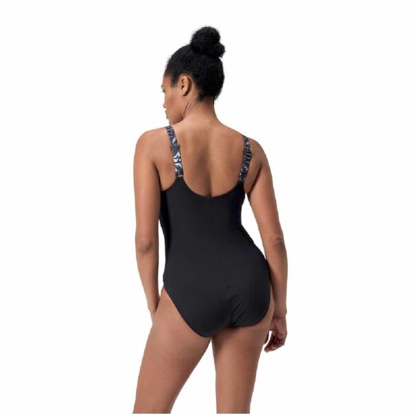 Calzoneta Speedo Shaping mujer negro/blanco - Imagen 4