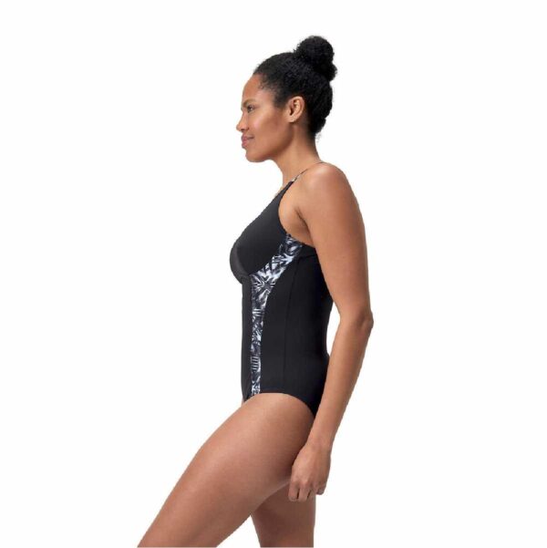 Calzoneta Speedo Shaping mujer negro/blanco - Imagen 5