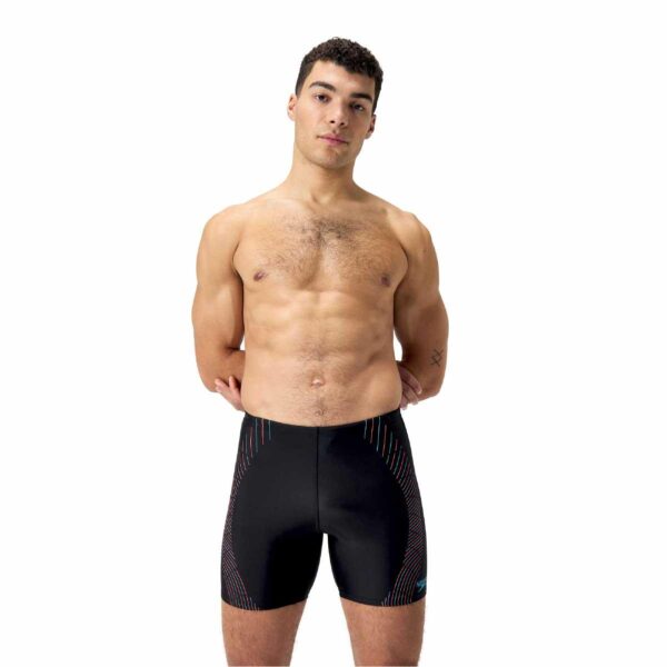 Mid Jammer Speedo Duo Logo negro/celeste - Imagen 2