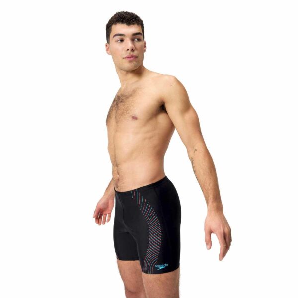 Mid Jammer Speedo Duo Logo negro/celeste - Imagen 3