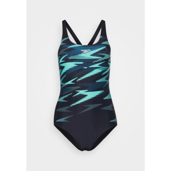 Calzoneta Speedo Endurance+ HyperBoom Placement mujer negro/menta