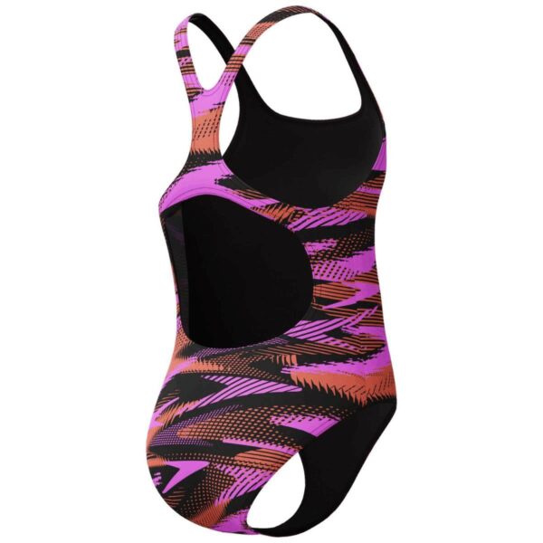 Calzoneta Speedo HyperBoom Allover Medalist niña negro/rosado - Imagen 2