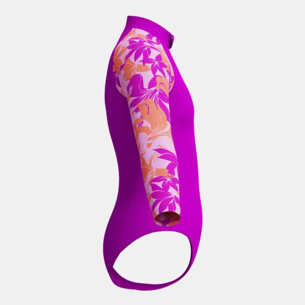 Calzoneta Speedo M/L niña rosada/flores magenta - Imagen 3