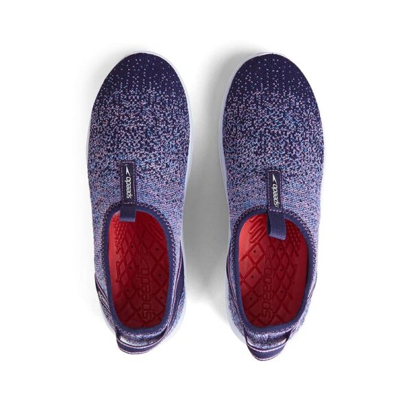 Zapato de agua Speedo Surf Knit Pro mujer negro/morado - Imagen 2