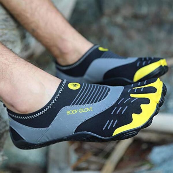Zapato de agua Body Glove Cinch hombre negro/amarillo - Imagen 8