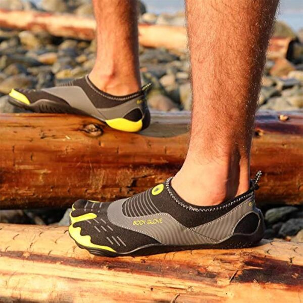 Zapato de agua Body Glove Cinch hombre negro/amarillo - Imagen 9