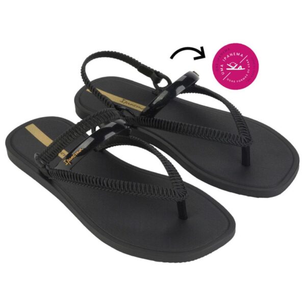 Sandalia Ipanema Do Seu Jeito Craft negro mujer - Imagen 4