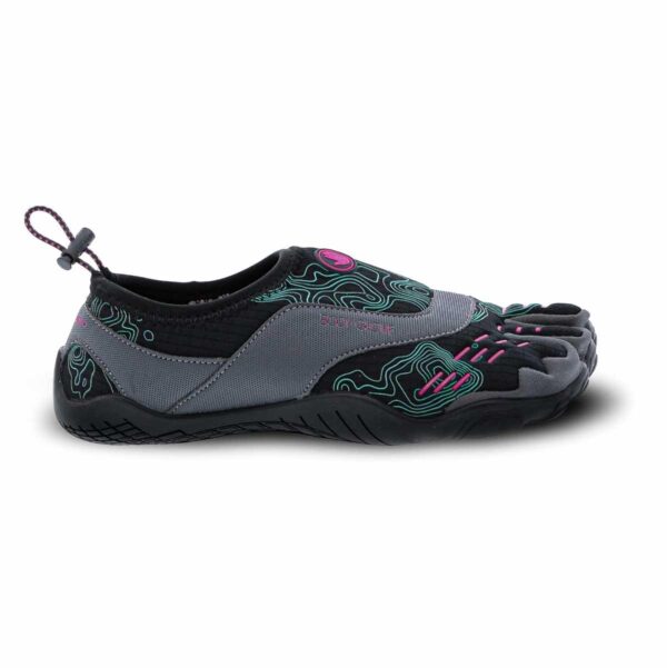 Zapato de agua Body Glove Cinch mujer negro/aqua/fucsia - Imagen 2