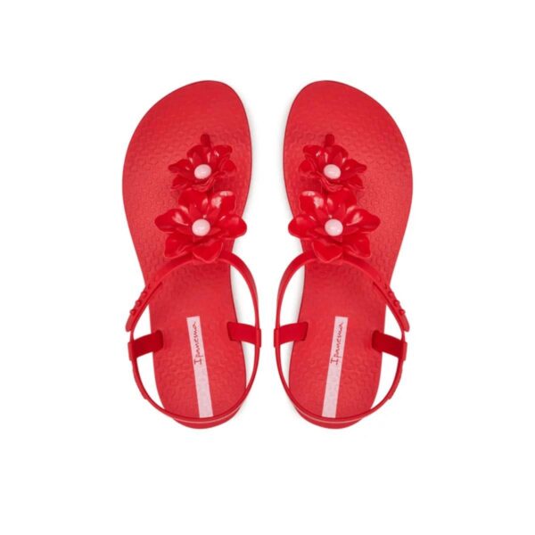 Sandalia Ipanema Duo Flower roja mujer - Imagen 2
