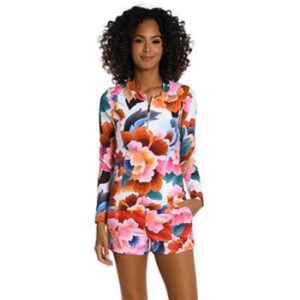 Rashguard LB M/L Floral Rythm