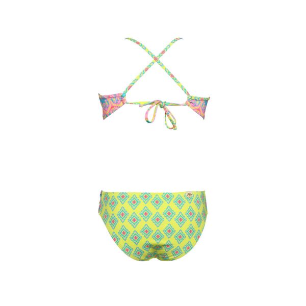 Tankini Hobie 2pz Ikat Tides citron nina - Imagen 2