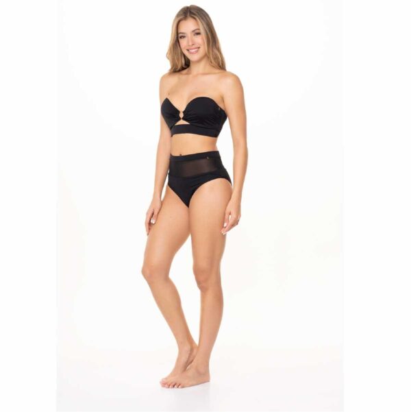 Top Garotas copa con aro y banda negro