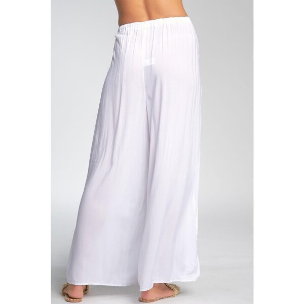 Pantalon Elan wrap leg blanco - Imagen 3