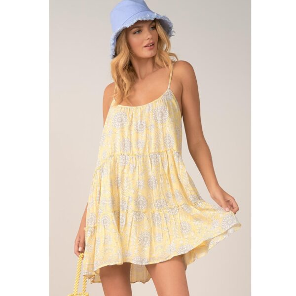 Vestido corto Elan Lemon bloom - Imagen 4