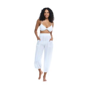 Pantalon BG Penny blanco mujer