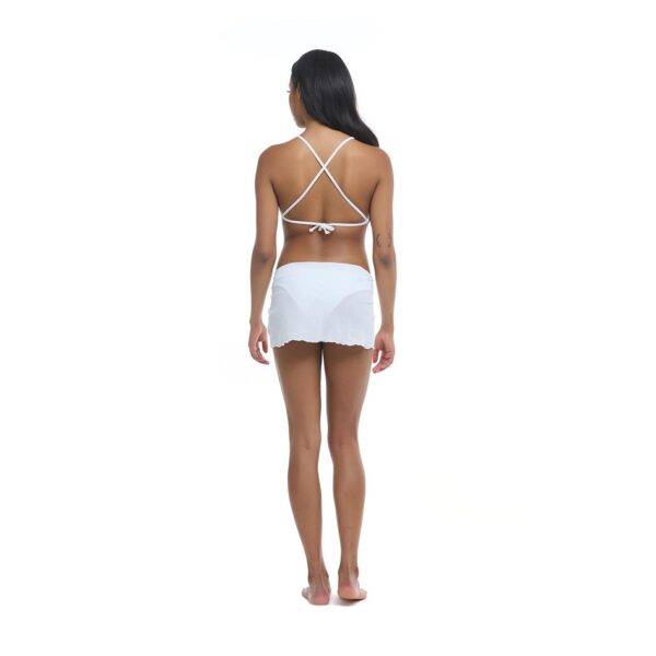 Pareo BG Smoothies sarong corto blanco mujer - Imagen 3