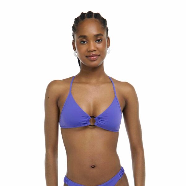 Top Eidon solido Arlet Polu morado mujer