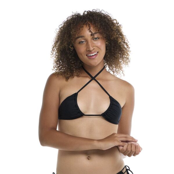Top Eidon solido Kali Slider negro mujer - Imagen 2