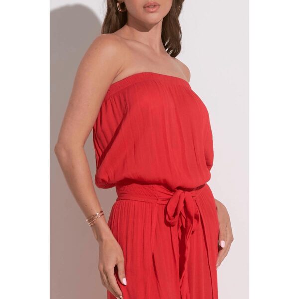 Jumper Elan rojo strapless - Imagen 3