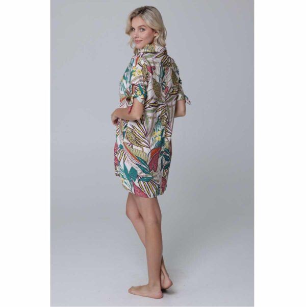 Camisa J.Valdi larga Funky Palm - Imagen 3