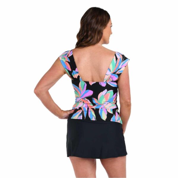 Top Tankini Glowing Lotus tirantes anchos - Imagen 2