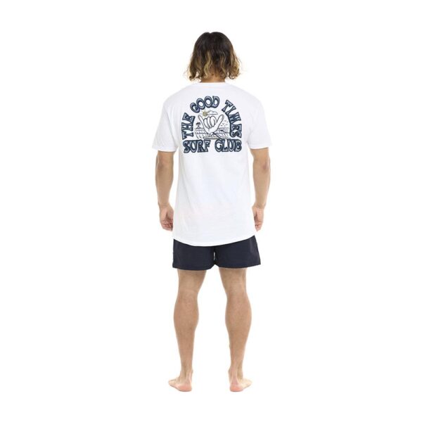T-Shirt Eidon Surf Club blanca hombre - Imagen 4