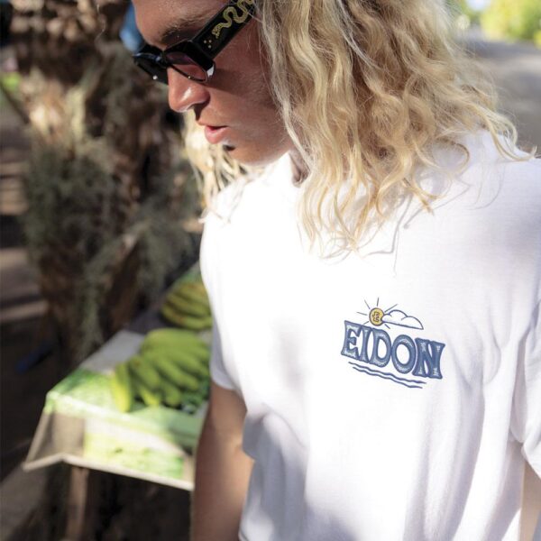 T-Shirt Eidon Surf Club blanca hombre - Imagen 6