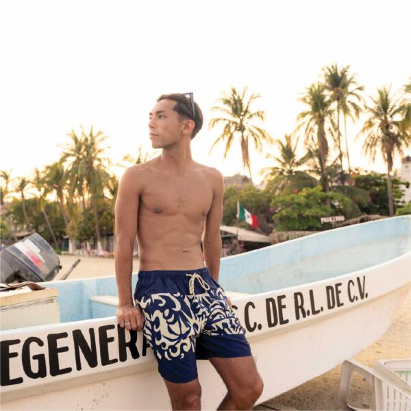 Calzoneta Eidon Burst azul con blanco hombre - Imagen 4