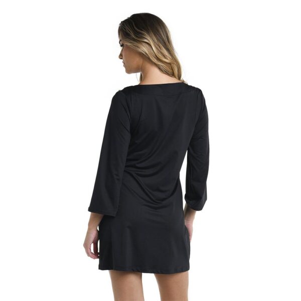 Vestido LB corto M/L negro lycra - Imagen 3