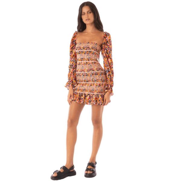 Vestido Maaji corto SP25 reversible Prism Cat Marta - Imagen 4