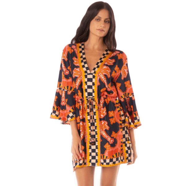 Vestido Maaji corto SP25 Racing Plams Joypop