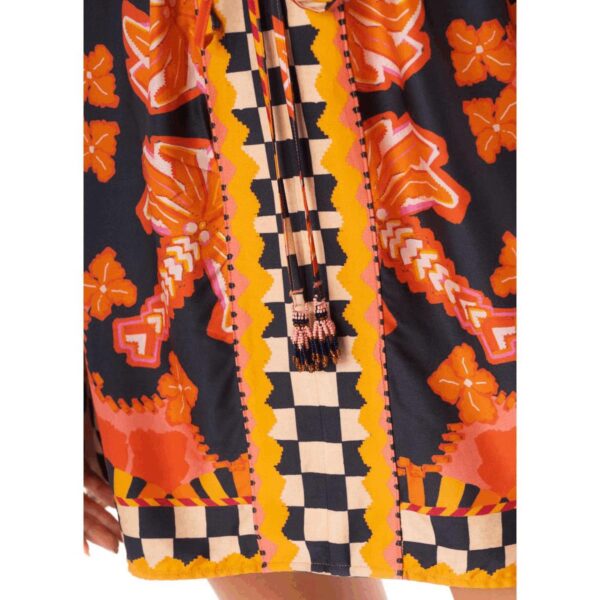 Vestido Maaji corto SP25 Racing Plams Joypop - Imagen 3