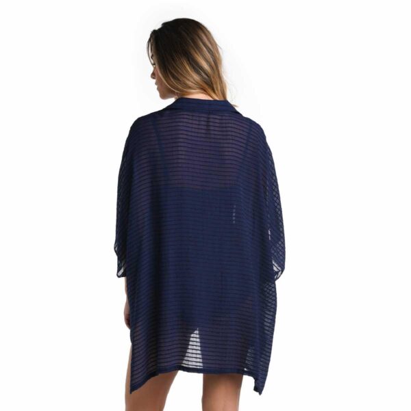 Camisa LB larga Shadow Stripe azul - Imagen 3