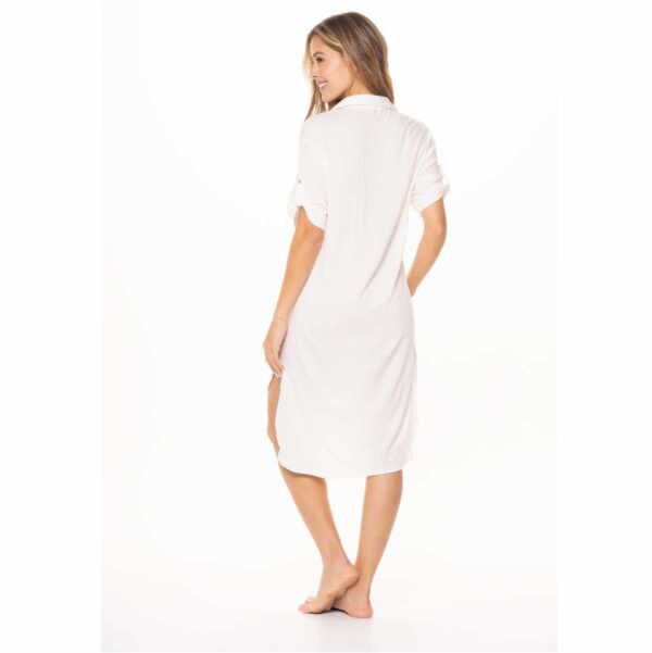 Camisa Garotas larga blanca - Imagen 2