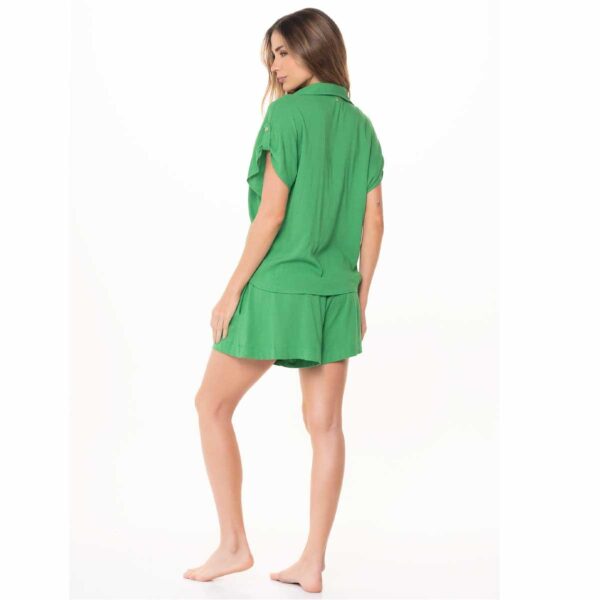 Camisa Garotas corta esmeralda - Imagen 3