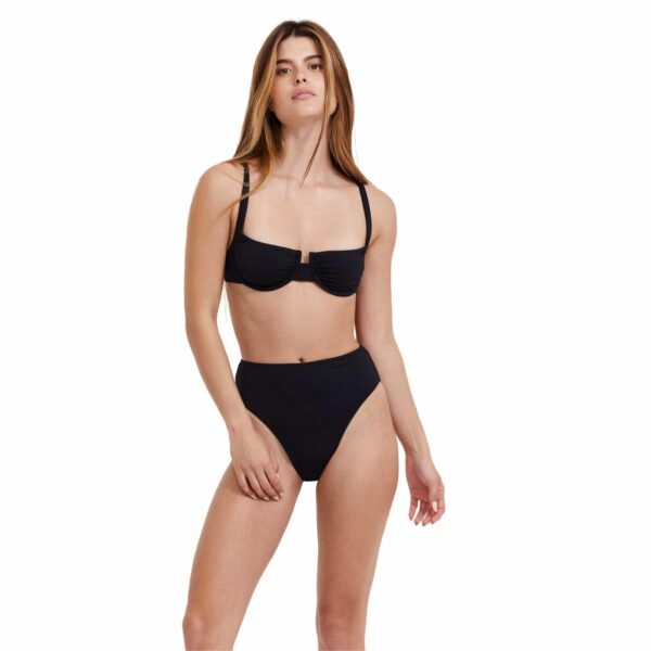 Top Flirtt underwire retro negro