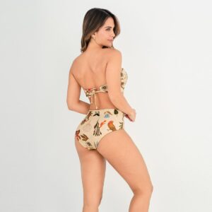 Bottom Garotas cintura alta Kolibri botanico