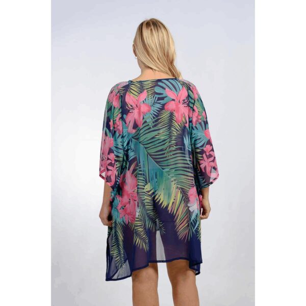 Kaftan Ingear corto con detalle mujer - Imagen 2