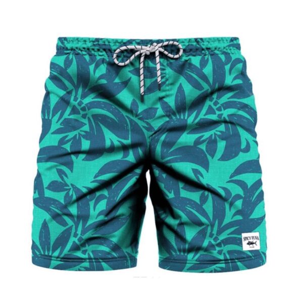 Calzoneta Exist aqua hojas azules hombre