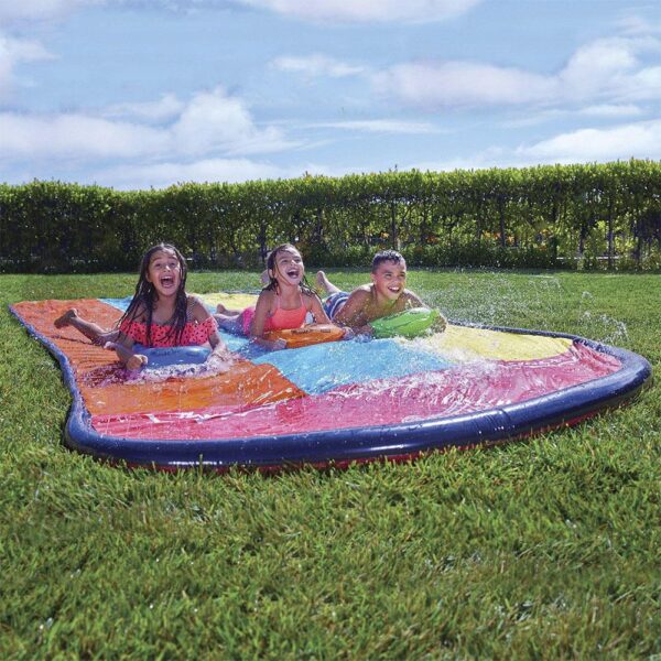 Resbaladero Wham-O Wave Rider Triple con 3 inflables 16 pies - Imagen 3