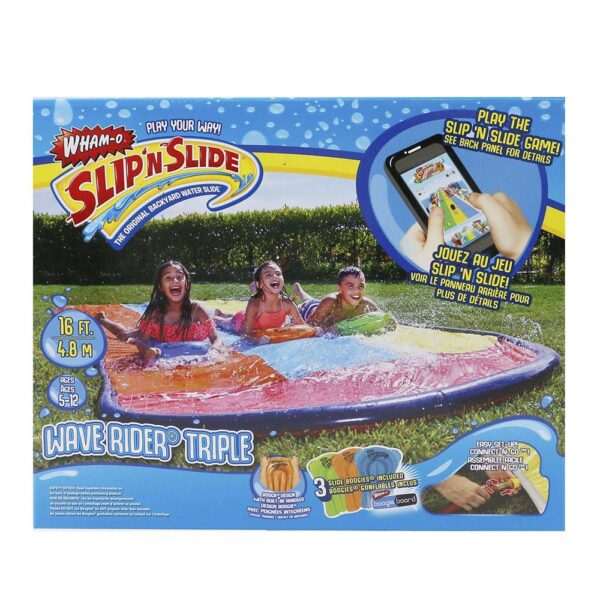 Resbaladero Wham-O Wave Rider Triple con 3 inflables 16 pies - Imagen 4