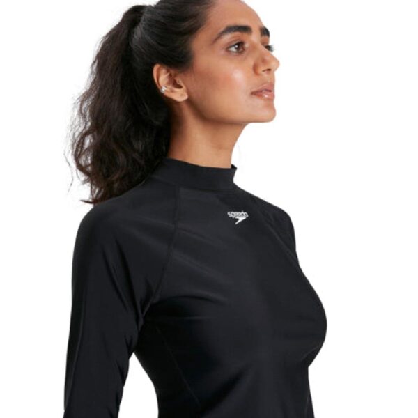 Rashguard Speedo M/L Essential mujer negro - Imagen 5