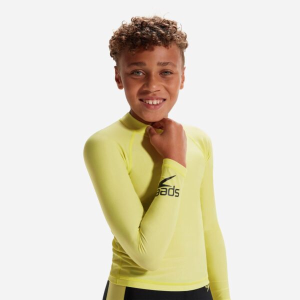 Rashguard Speedo M/L niños amarillo - Imagen 2