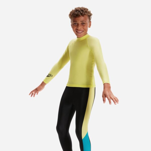 Rashguard Speedo M/L niños amarillo - Imagen 3