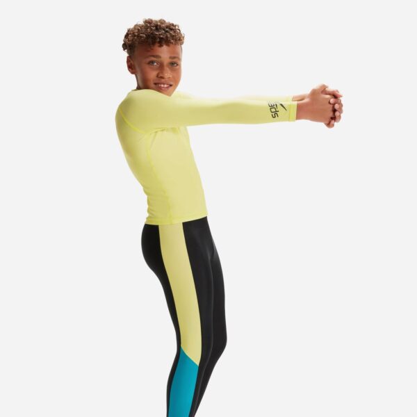 Rashguard Speedo M/L niños amarillo - Imagen 4