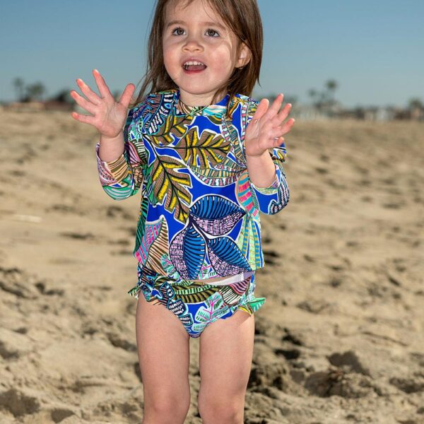 Set de Rashguard LB M/L 2pzs Neon Nights niña 2-6yr - Imagen 4